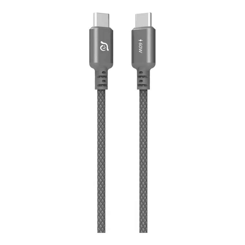 Adam Elements CASA S200 Type-C Male to Male Braided Cable 2m Grey ACBADS200GY