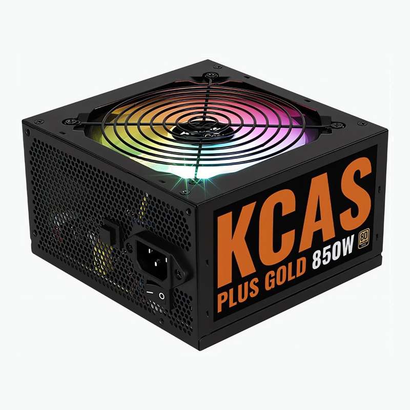 Aerocool KCAS PLUS Gold 850W RGB Non-Modular ATX Power Supply Unit ACPG-KP85FEC.11