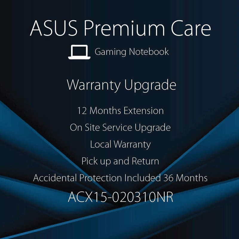 ASUS ROG Warranty Upgrade 12-months On Site with 36-months Accidental Protection ACX15-020310NR