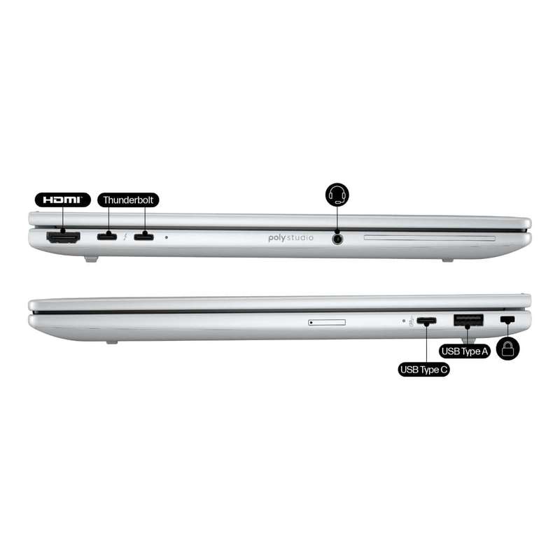 HP EliteBook 8 G1i 13.3-inch WUXGA AI Laptop - Intel Core Ultra 7 255U 1TB SSD 32GB RAM Win 11 Pro