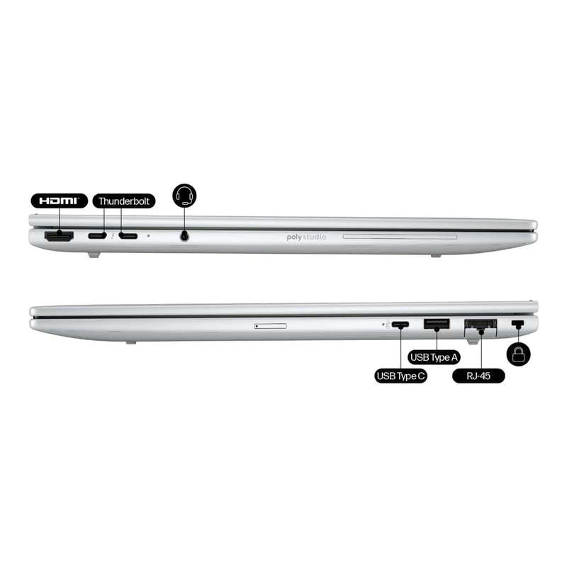 HP EliteBook 8 G1i 16-inch 2.5K Next Gen AI Laptop - Intel Core Ultra 7 258V 2TB SSD 32GB RAM Win...