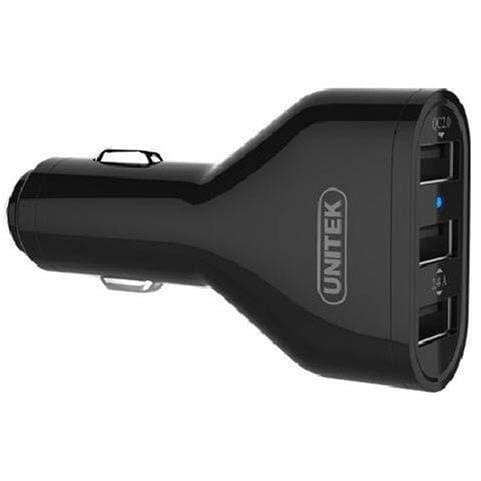 Unitek Y-P527 3-port QC2.0 USB Car Charger Black ADA-CAR-3USB-CHARGER