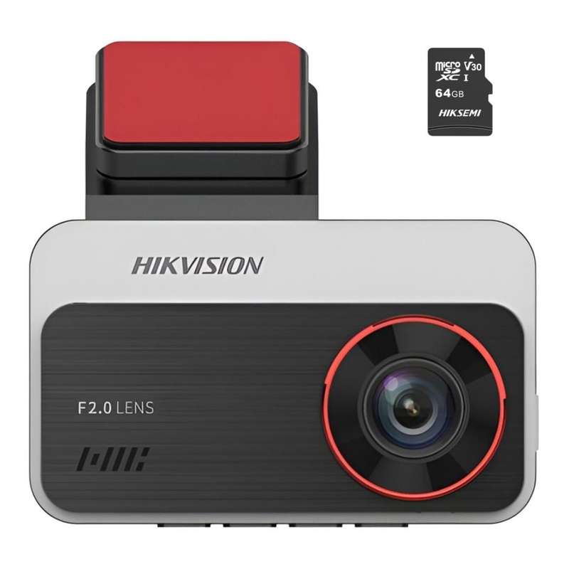 Hikvision C200S Dashcam with 64GB MicroSD Memory Card AE-DC2328-C200S-64GB