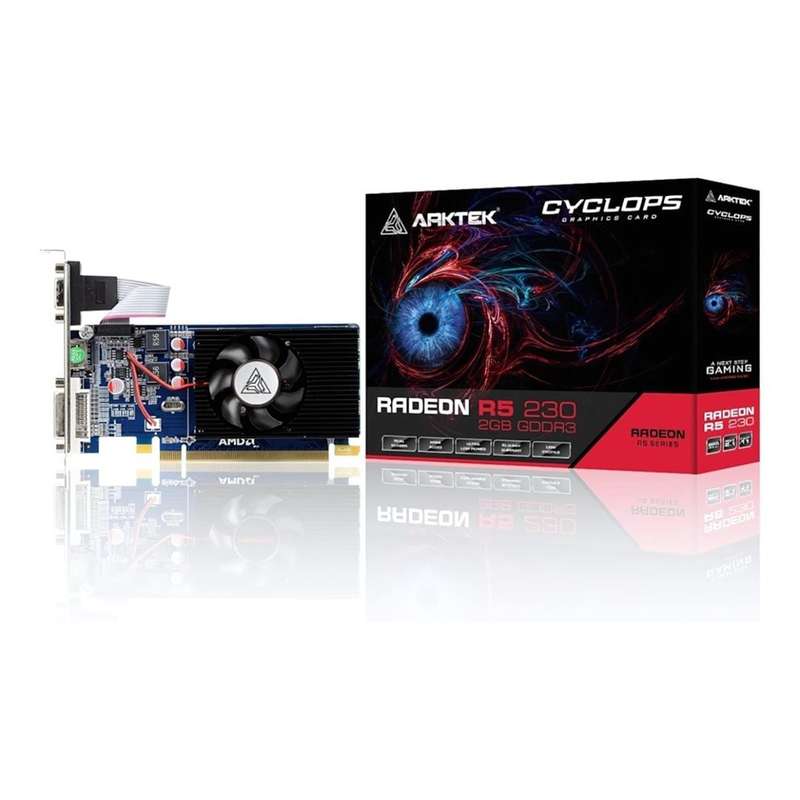 Arktek AMD Radeon R5 230 2GB DDR3 Graphics Card AKR230D3S2GL1