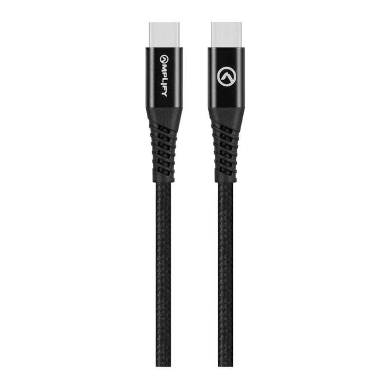 Amplify On The Fly 1M USB-C to USB-C Charging Cable AM-PDQ010-BK