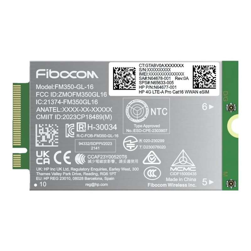 HP 4G LTE-A Pro Cat16 WWAN Module AM5R3AA