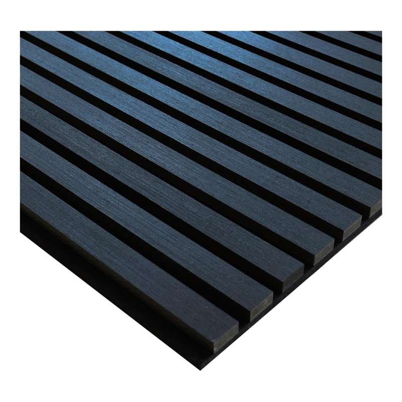 Parrot 600x2400mm Slatted Wall Panel Black Wood AP0624BW
