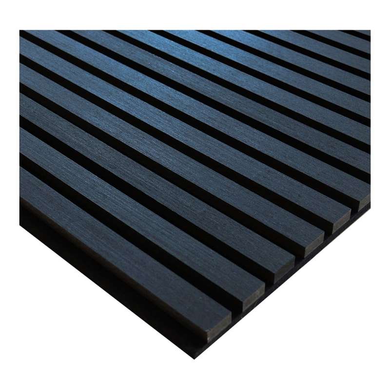 Parrot 600x2400mm Slatted Wall Panel Black Wood AP0624BW