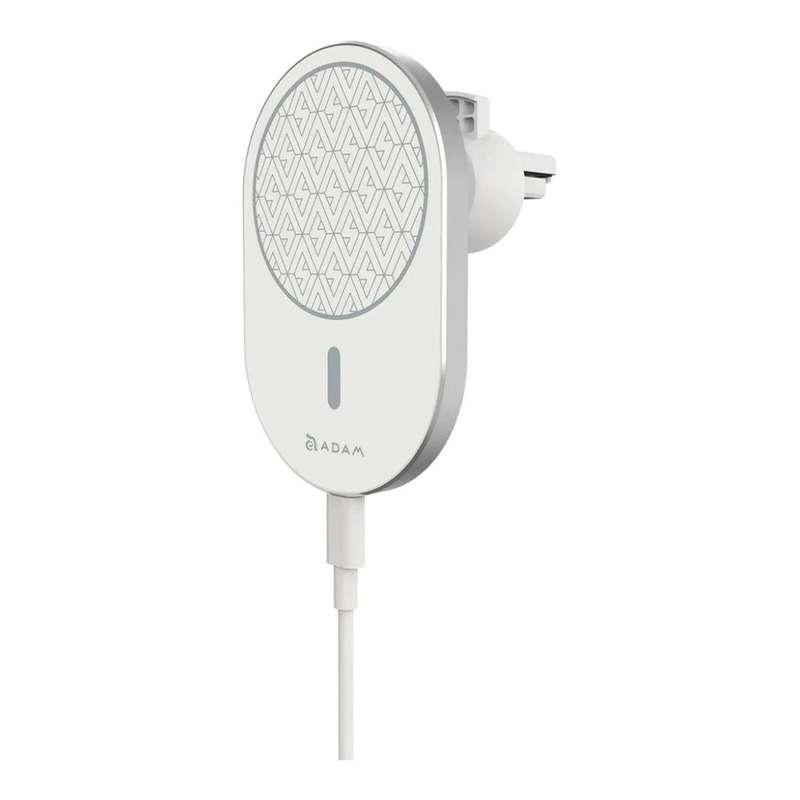 Adam Elements OMNIA C2 MagSafe Magnetic Wireless Car Charger for iPhone White APAADC2WH