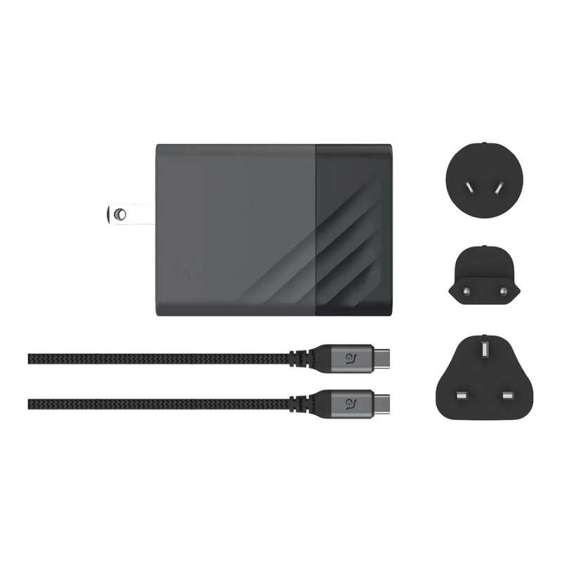 Adam Elements GaN Hub 65W Charger with HDMI Black APAADGHUBBK