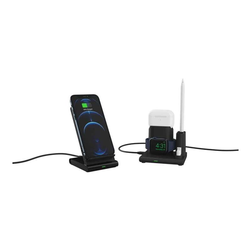 Adam Elements OMNIA Q4 4-in-1 Wireless Charging Station Black APAADQ4OGBK