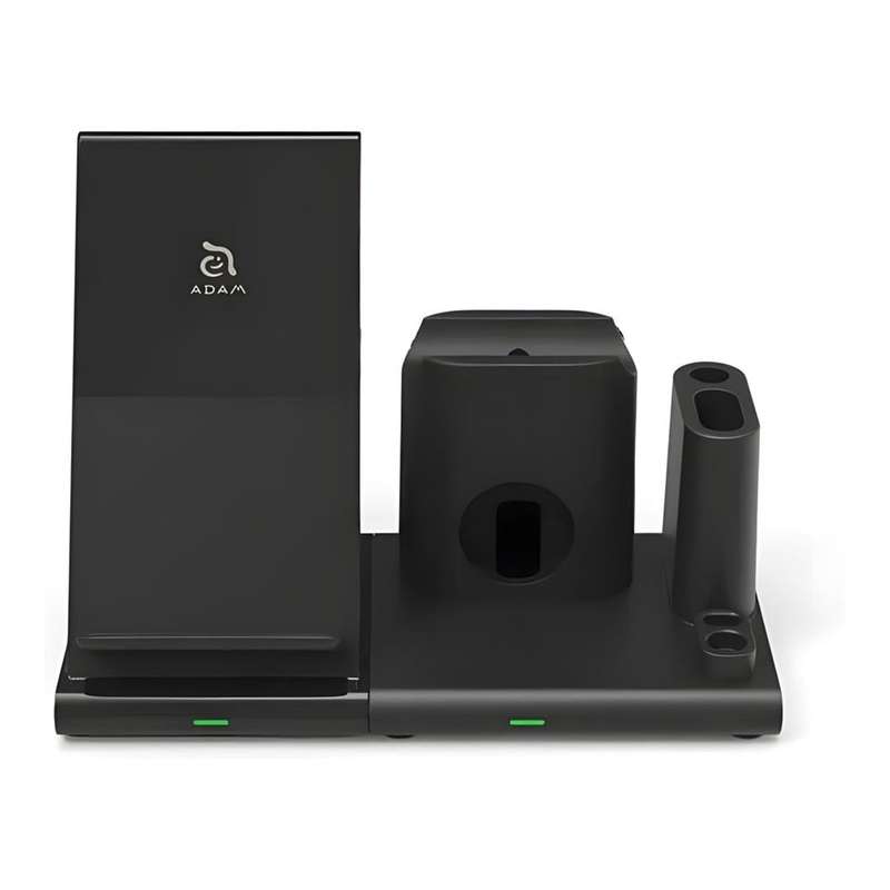 Adam Elements OMNIA Q4 4-in-1 Wireless Charging Station Black APAADQ4OGBK