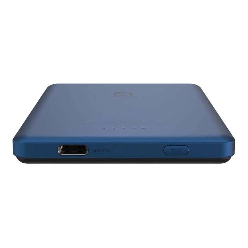 Adam Elements GRAVITY C5 5000mAh Wireless Ultra Slim Power Bank Blue APBADGVC5BL