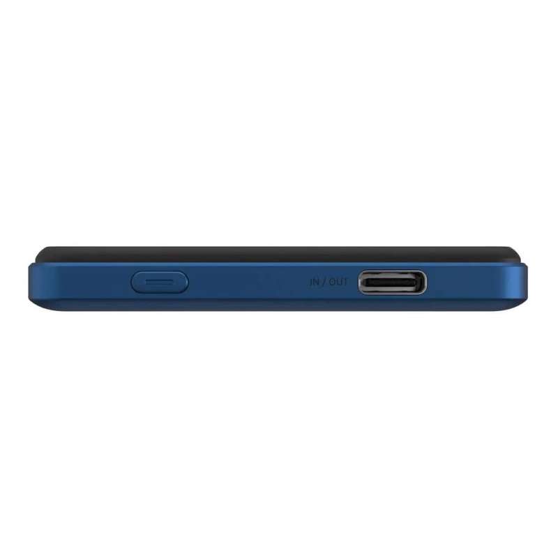 Adam Elements GRAVITY C5 5000mAh Wireless Ultra Slim Power Bank Blue APBADGVC5BL