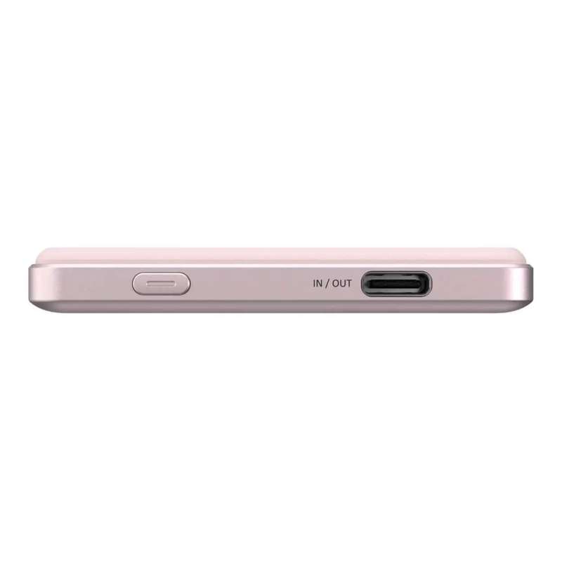 Adam Elements GRAVITY C5 5000mAh Wireless Ultra Slim Power Bank Pink APBADGVC5PK