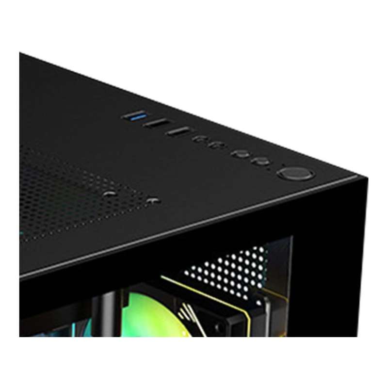 Armaggeddon Aquaron WiBO Micro-ATX Gaming Case Black AQUARONWIBOBLK