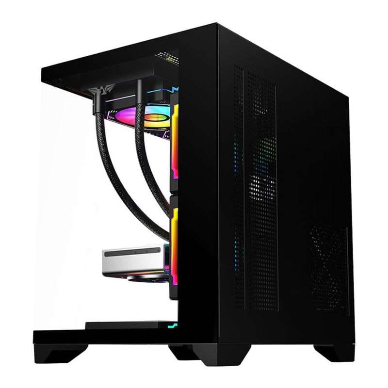 Armaggeddon Aquaron WiBO Micro-ATX Gaming Case Black AQUARONWIBOBLK