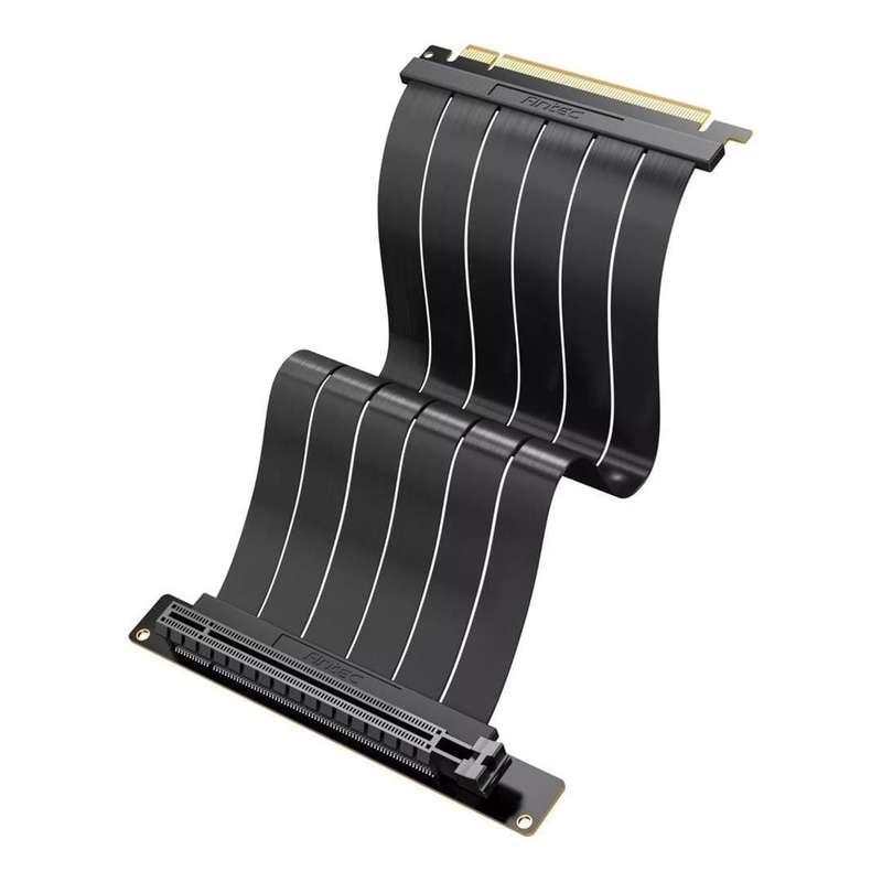 Antec RTX 40 PCIE 4.0 200mm GPU Riser Cable - Black AT-RCAB-BK200-PCIE4-RTX40