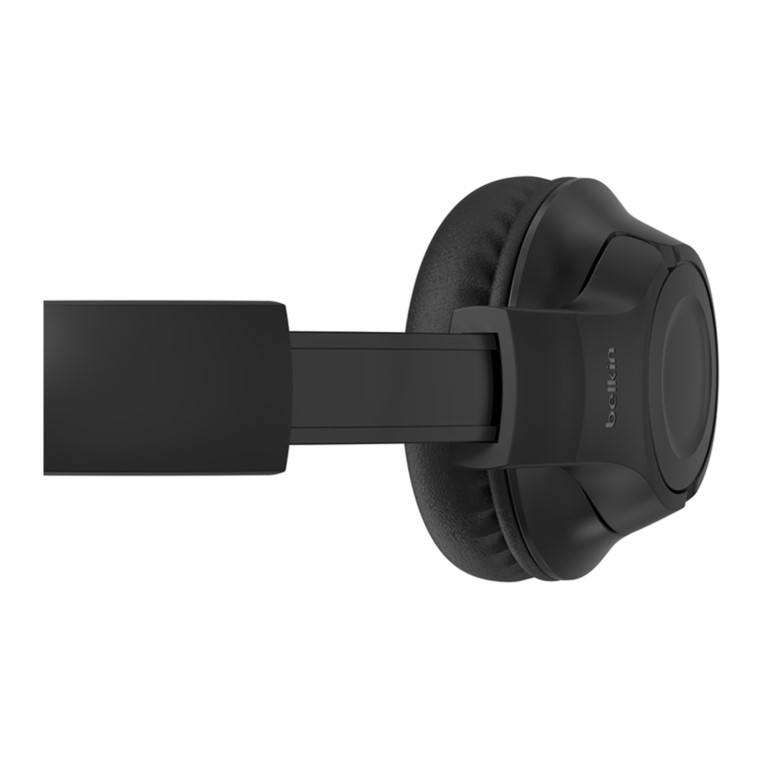 Belkin SoundForm Inspire Over-Ear Wireless Bluetooth Headset with Microphone for Kids Black AUD00...