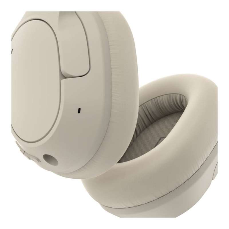 Belkin SoundForm Isolate Noise Cancelling Over-Ear Bluetooth Headphones Sand AUD008HQSA