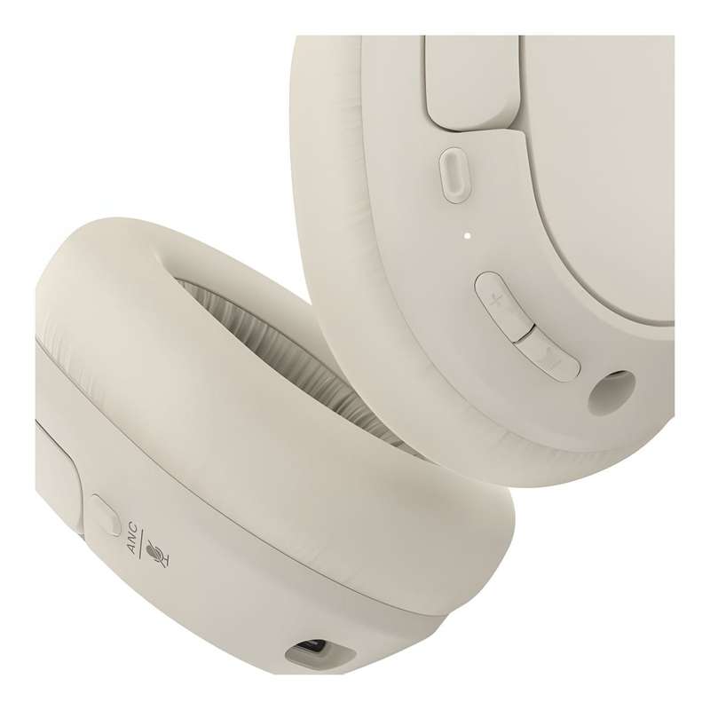 Belkin SoundForm Isolate Noise Cancelling Over-Ear Bluetooth Headphones Sand AUD008HQSA