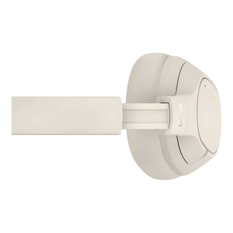 Belkin SoundForm Isolate Noise Cancelling Over-Ear Bluetooth Headphones Sand AUD008HQSA