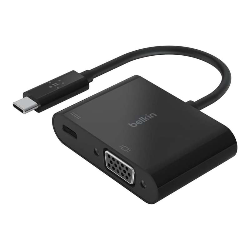 Belkin USB-C to VGA and Charge Adapter AVC001BTBK