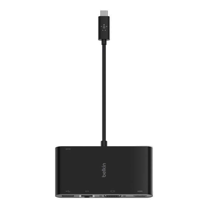 Belkin 100W 5-in-1 USB-C Multimedia and Charge Adapter Black AVC004BTBK