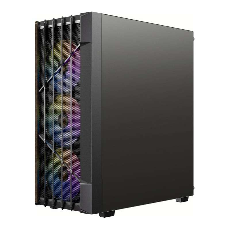 Antec AX63 ARGB Wood ATX Mid-Tower Gaming PC Case Black