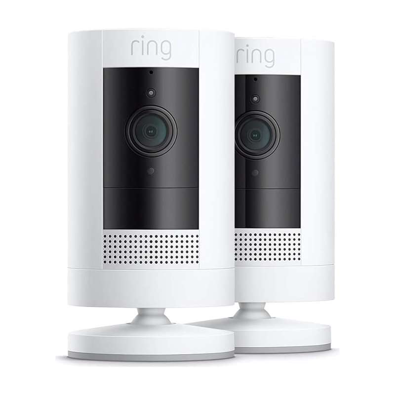 Ring Stick Up Camera Battery 2-pack - White B0CGC8F9NV