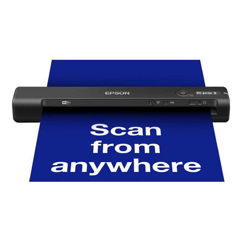 Epson WorkForce ES-60W Wireless A4 Mobile Scanner B11B253401