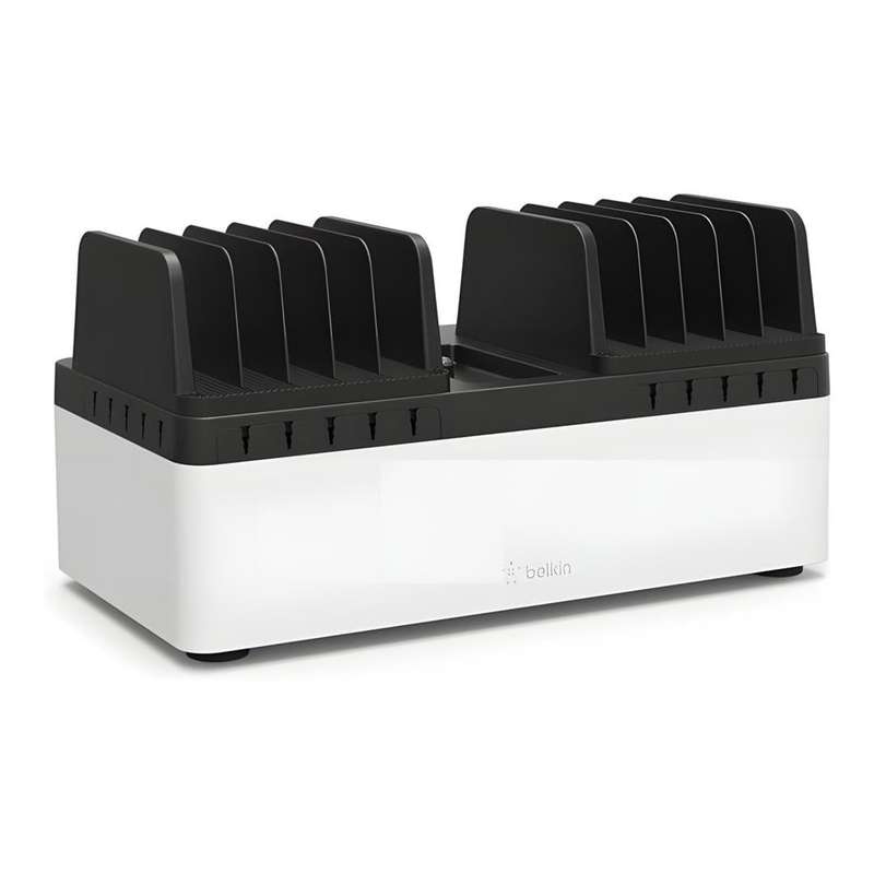 Belkin AC Classroom Charging Station with Fixed Dividers for Notebooks and Tablets Up To 10 Devic...