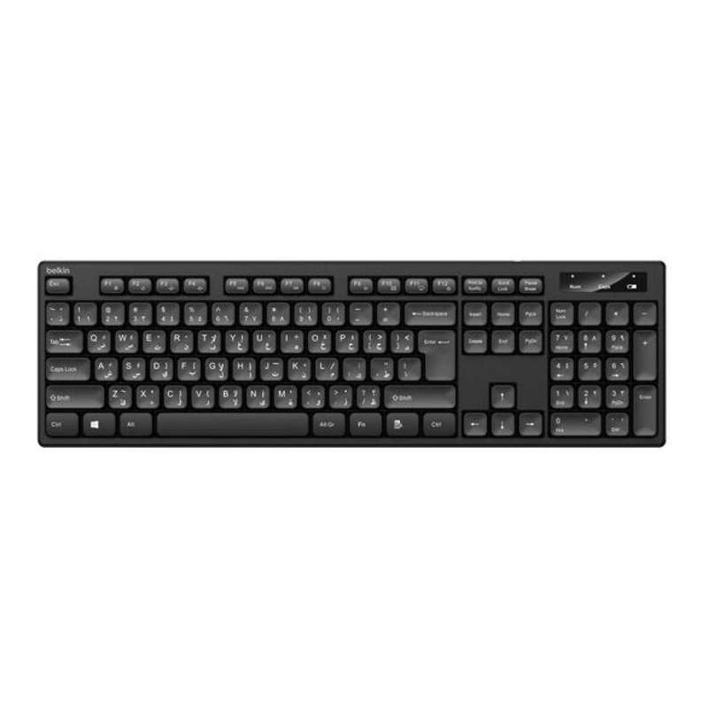 Belkin Connect Wireless Keyboard and Mouse Combo Black BBZ010tt