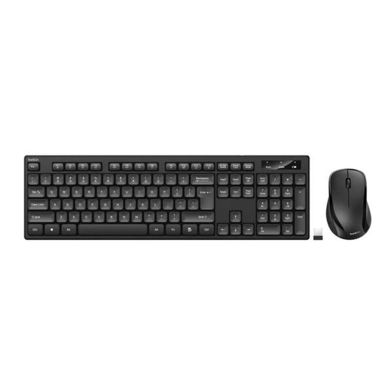 Belkin Connect Wireless Keyboard and Mouse Combo Black BBZ010tt