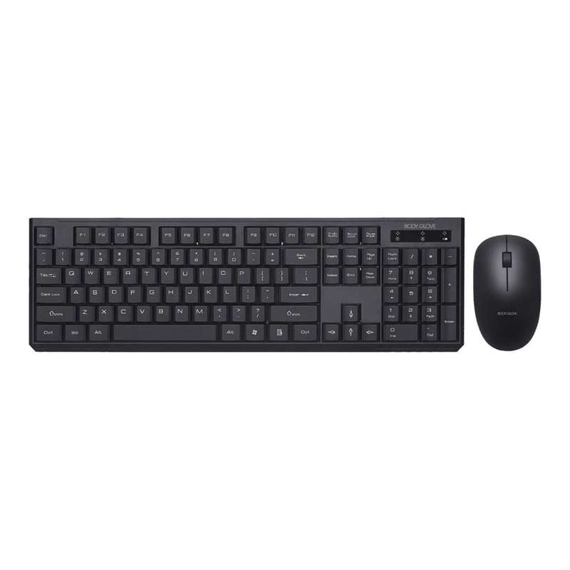 Body Glove Wireless Keyboard and Mouse Combo - Black BGGAD-WCOMBO-BK
