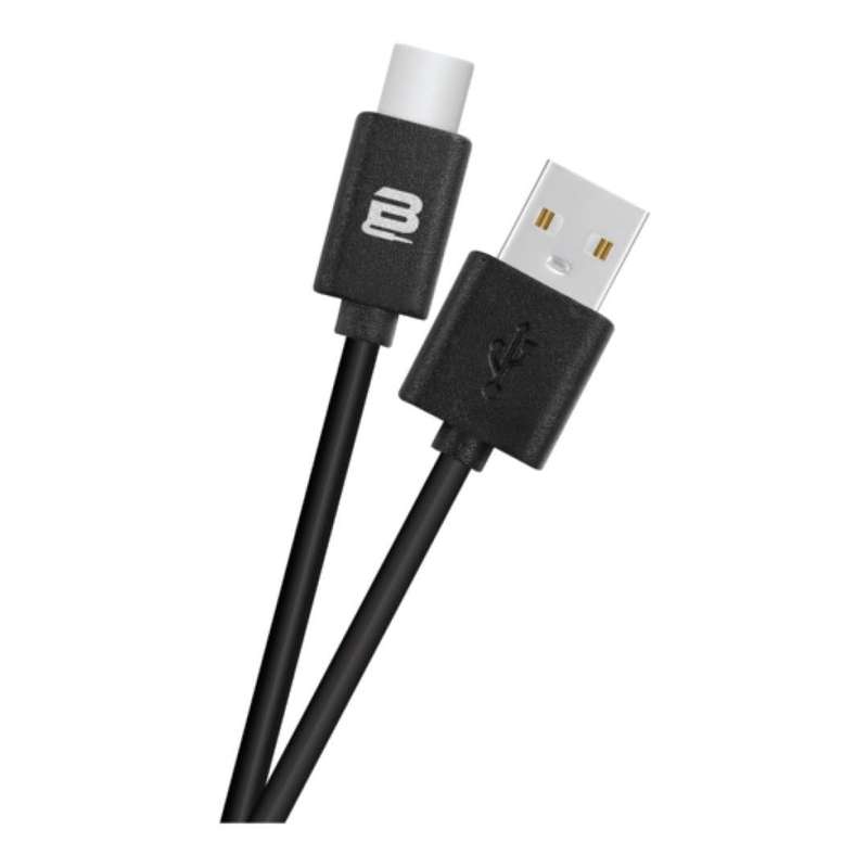 Bounce 1.2m Cord Series USB-A to USB-C Cable Black BO-20006-BK(V1)