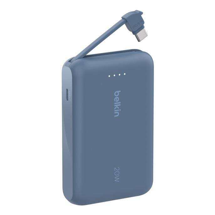 Belkin BoostCharge 10 000 mAh with USB-C Cable and Port Power Bank Blue BPB021HQBL