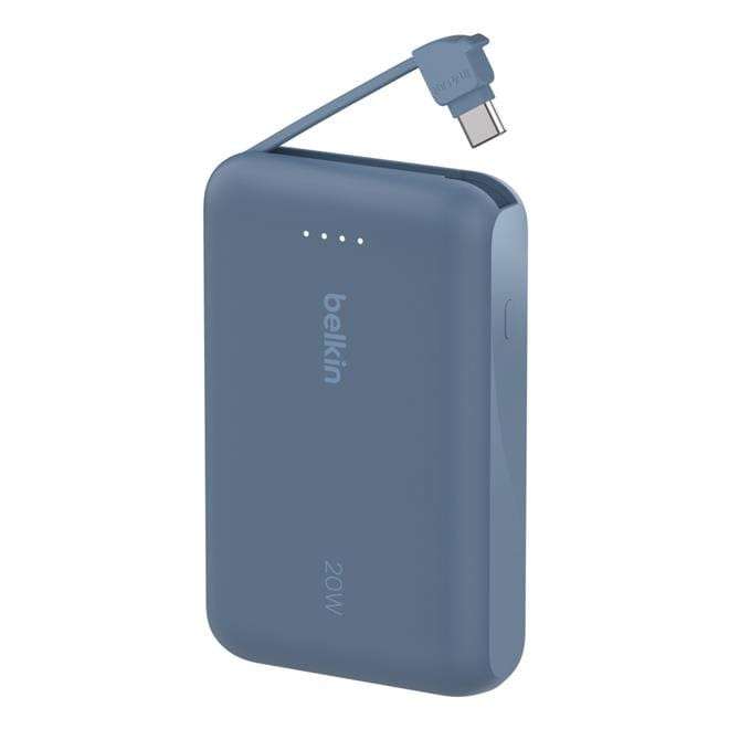 Belkin BoostCharge 10 000 mAh with USB-C Cable and Port Power Bank Blue BPB021HQBL