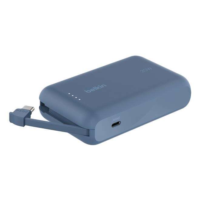 Belkin BoostCharge 10 000 mAh with USB-C Cable and Port Power Bank Blue BPB021HQBL