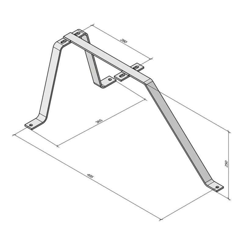 Scoop 25cm Tripod Bracket Wall Mount BRA-TM
