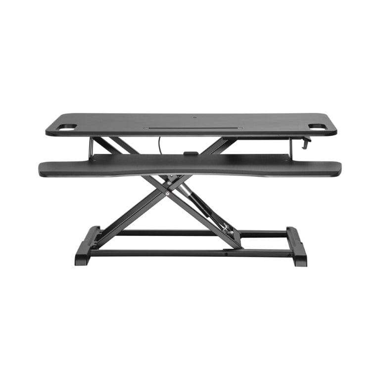 LinkQnet Gas Spring Workstation Desk with Keyboard Tray BRK-DWS28-02N