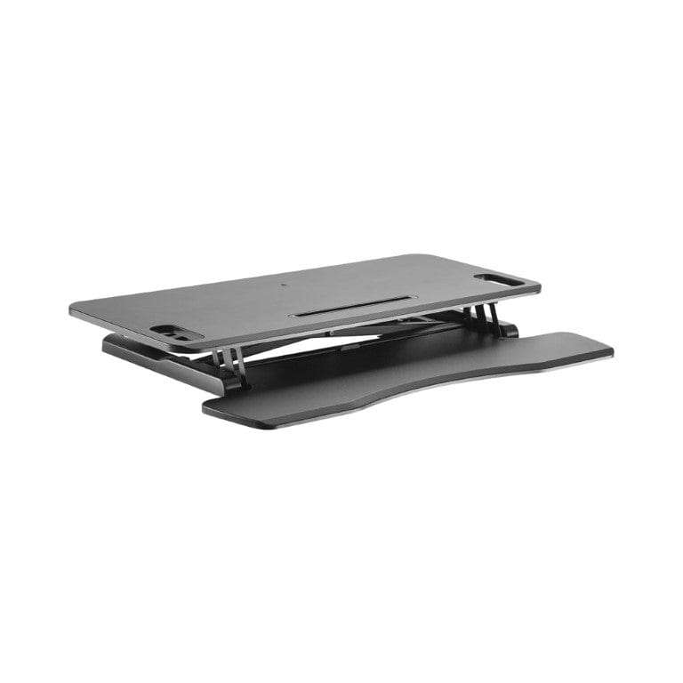 LinkQnet Gas Spring Workstation Desk with Keyboard Tray BRK-DWS28-02N