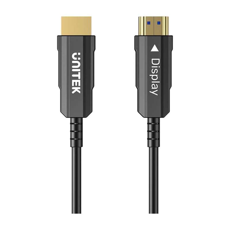 Unitek 4K 60Hz HDMI Male to Male Fibre Optic Cable 40m C11072BK-40M