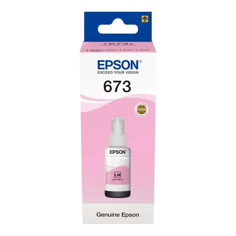 Epson T6736 Bottle 70-ml Light Magenta Standard Yield Printer Ink Cartridge Original C13T67364A S...