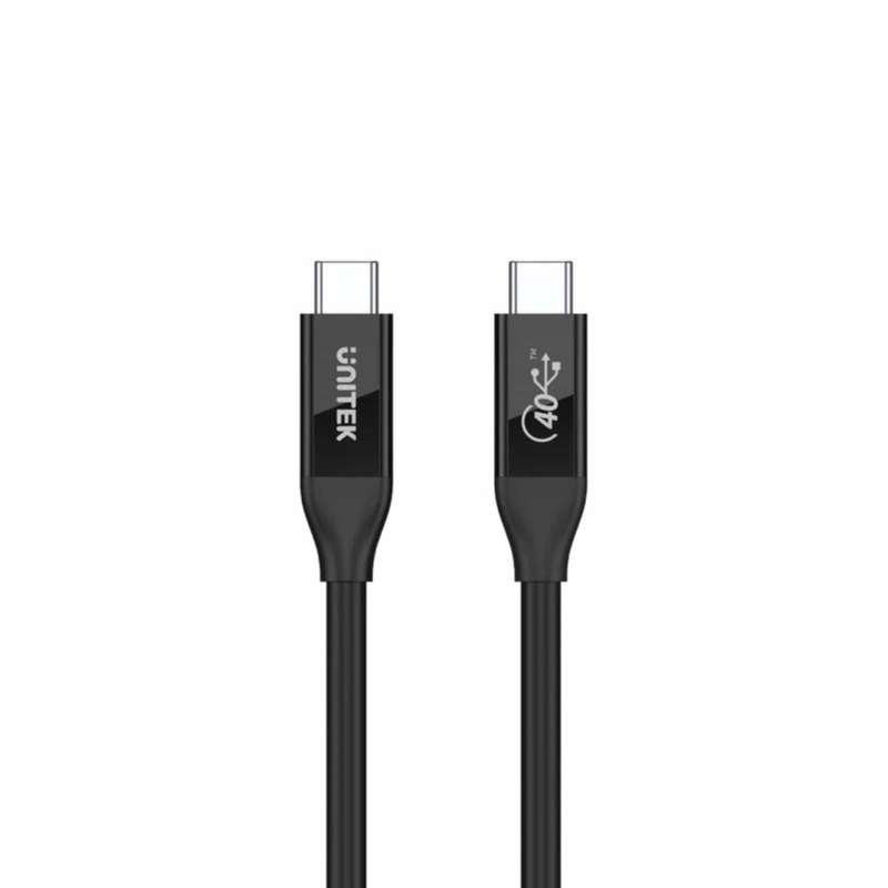 Unitek C14100BK Fast Charging Type-C Male to Male Cable 0.8m