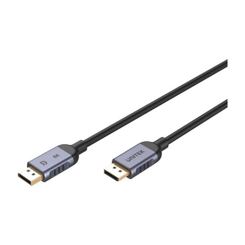 Unitek 8K 60Hz DisplayPort Male to Male Cable 2m C1628GY01-2M