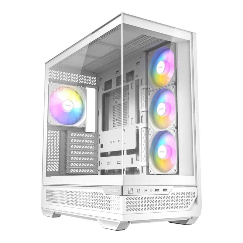 Antec C7 ARGB ATX Mid Tower Gaming PC Case White