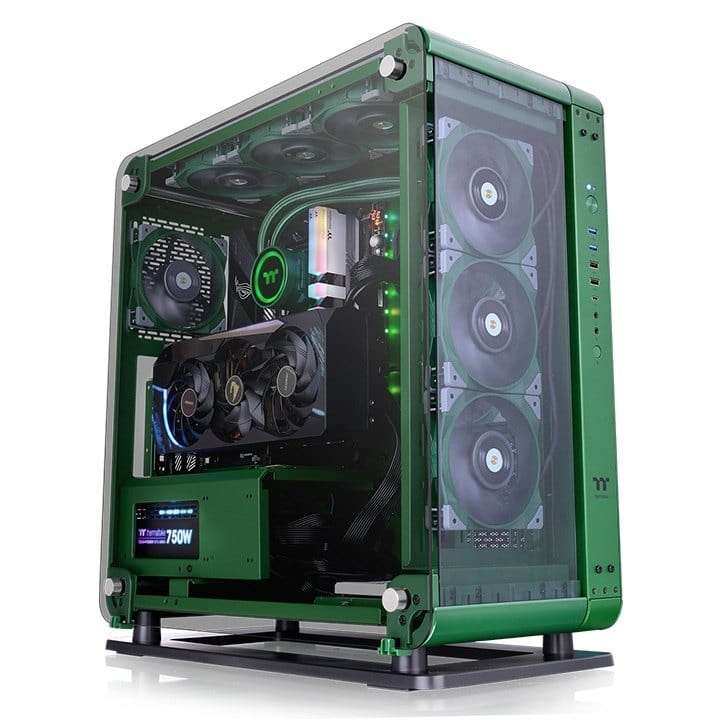 Thermaltake Core P6 Midi Tower PC Case Green CA-1V2-00MCWN-00