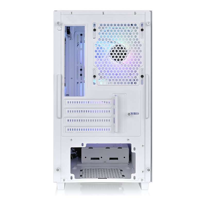 Thermaltake Versa H16 TG ARGB Micro Tower Snow Gaming PC Case CA-1Y8-00S6WN-01