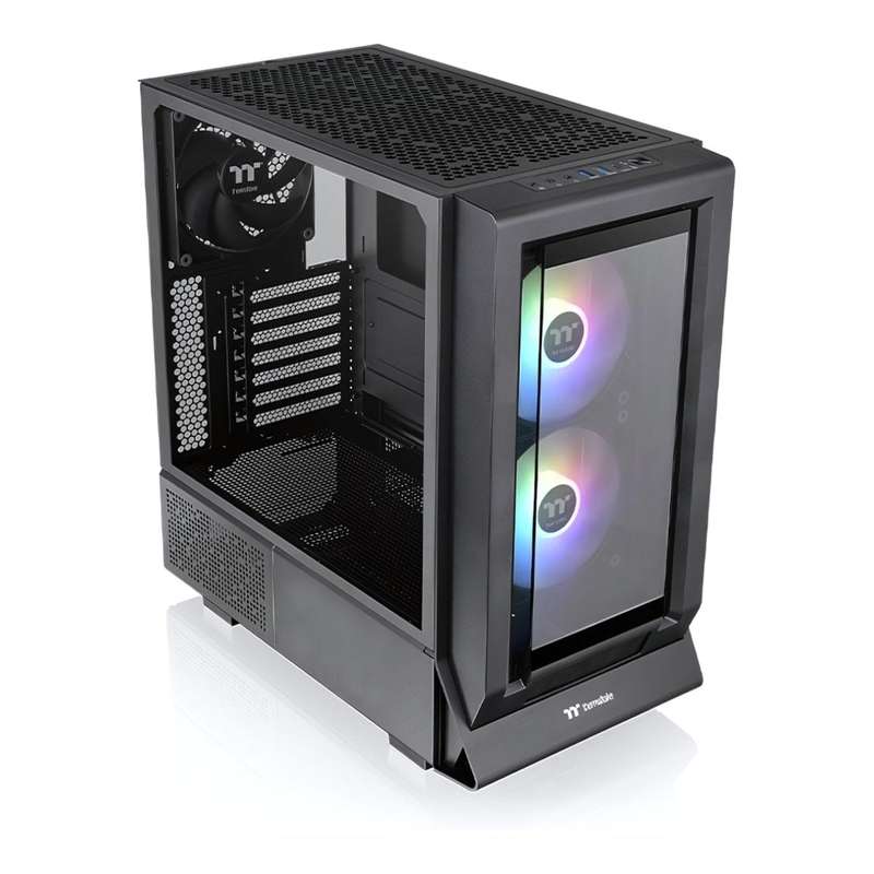 Thermaltake Ceres 350 MX Midi Tower ATX Black PC Case CA-1Z3-00M1WN-00